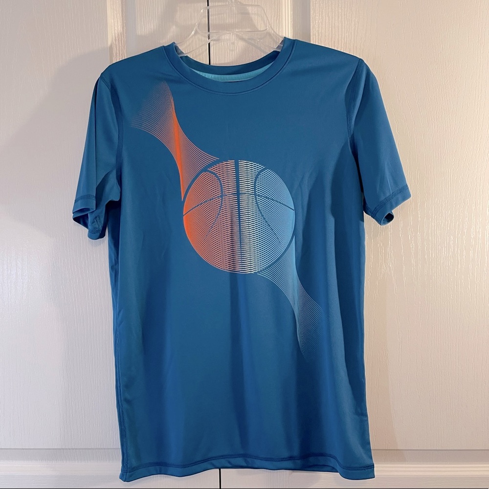 NWOT! All In Motion, Boys Short Sleeve Basketball Graphic T-Shirt